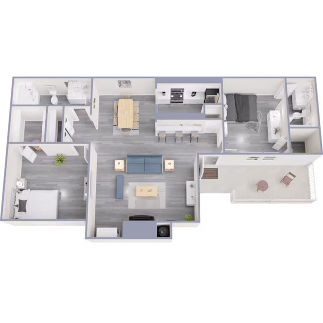 Unit 8826A 8834A floor plan